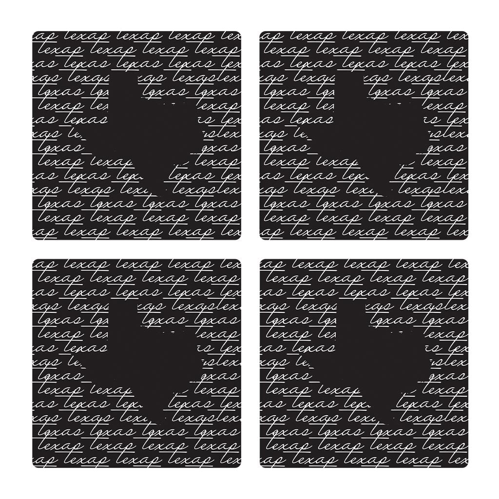 Black and White State Script Texas