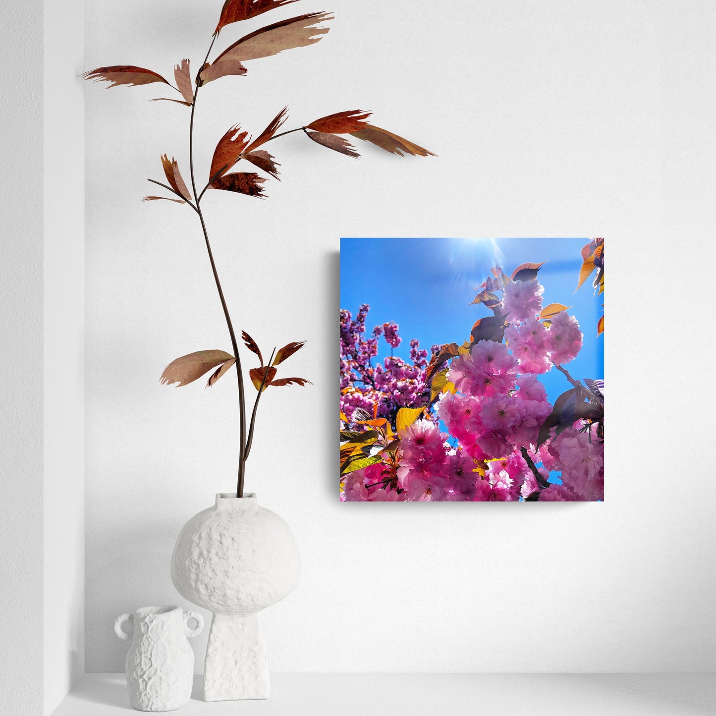 Monokian Cherry Blossoms | Hi-Def Glass Art | Eaches | Min 2
