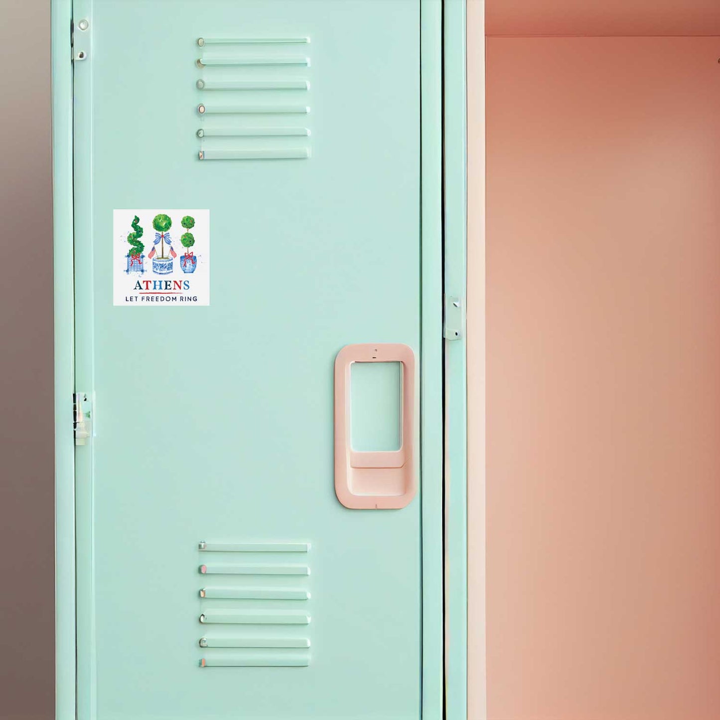 Magnet, Patriotic Souvenir, Custom City/State, Small Gifts