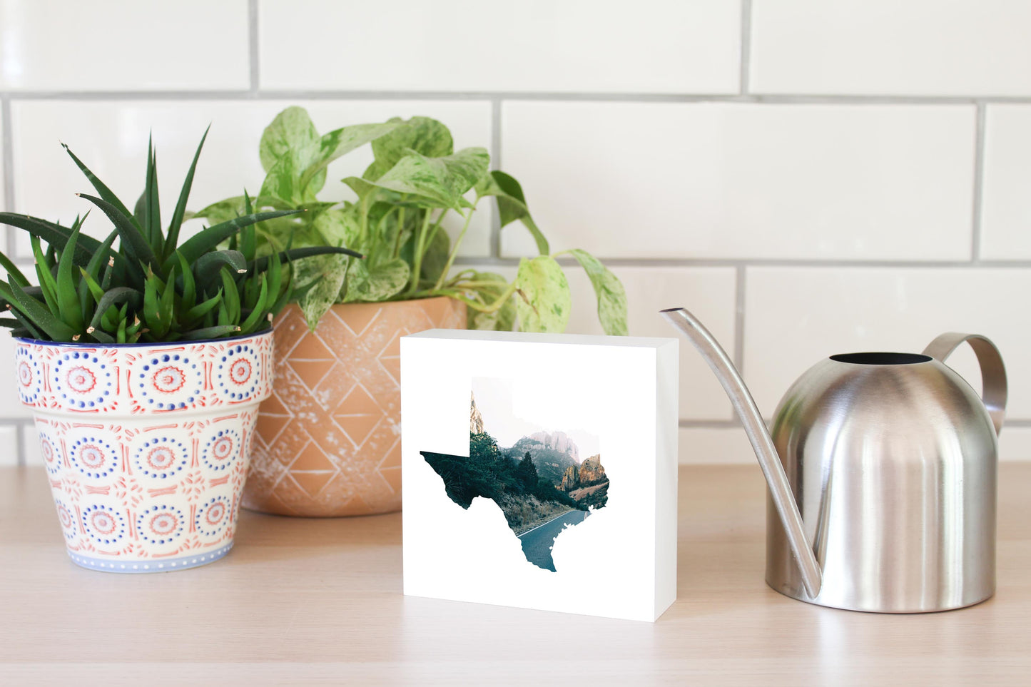 Texas State Shape Picture| Wood Block | Eaches | Min 4