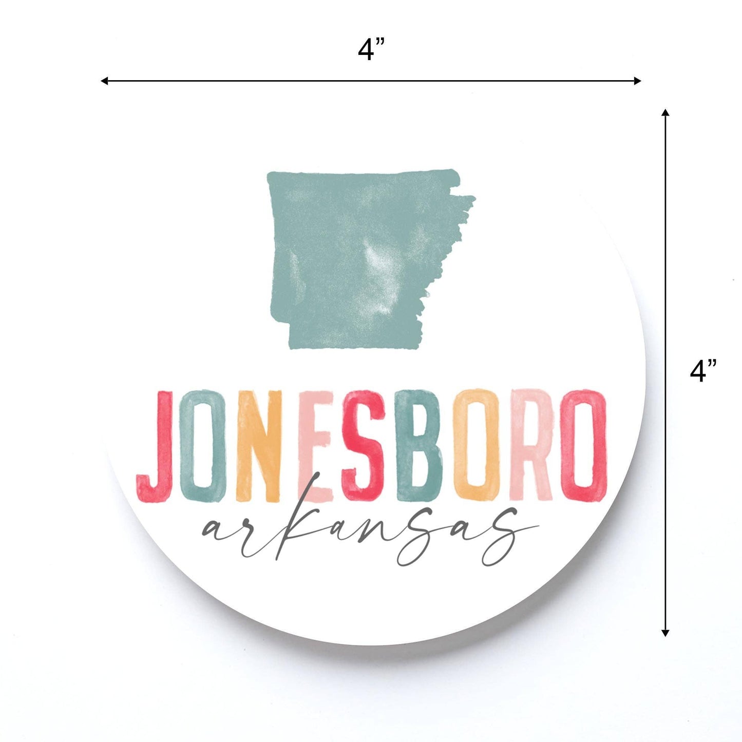 Coasters, Souvenir, Custom Coaster, Watercolor City