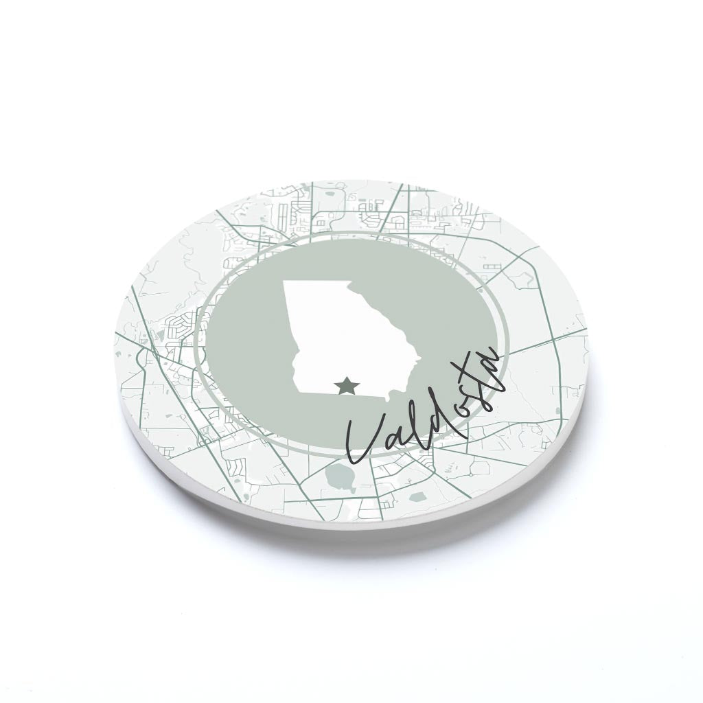 Vintage Groove State Star Map Georgia Valdosta | 2.65x2.65