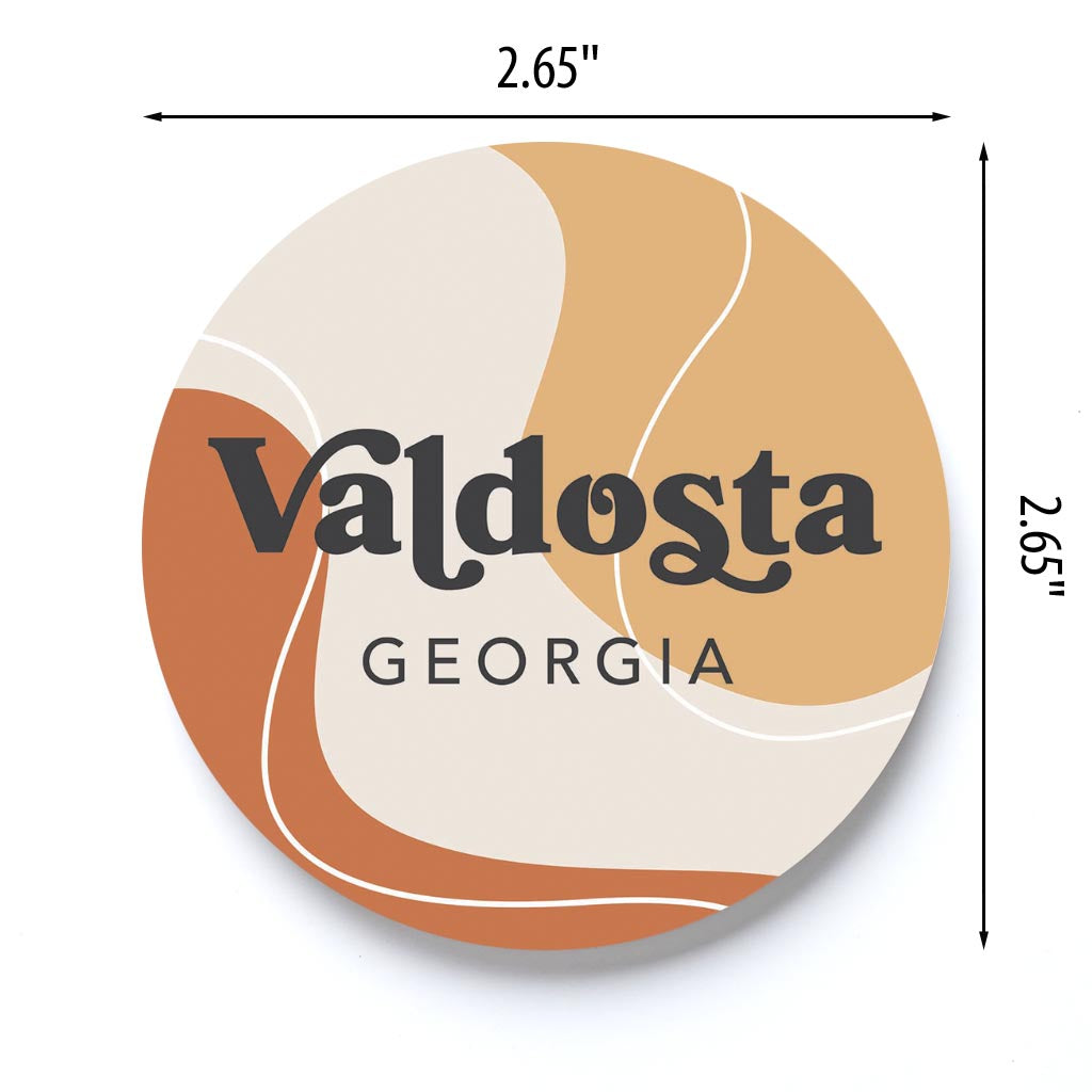 Vintage Groove Fluid Orange Georgia Valdosta | 2.65x2.65