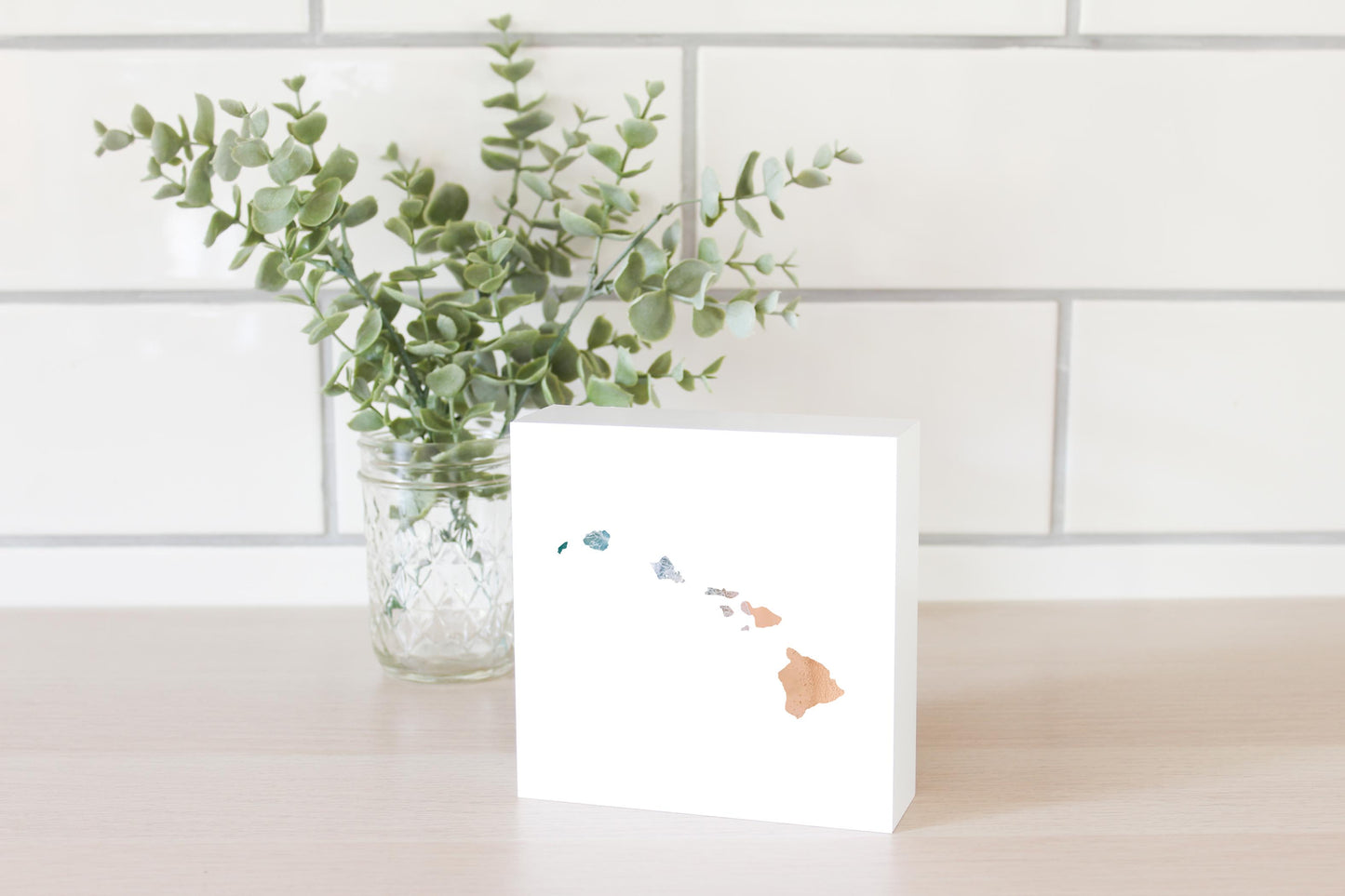 Hawaii State Shape Picture| Wood Block | Eaches | Min 4