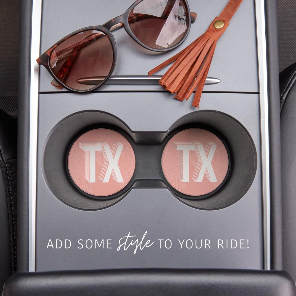 Boho Color Abbreviated on Pink Texas