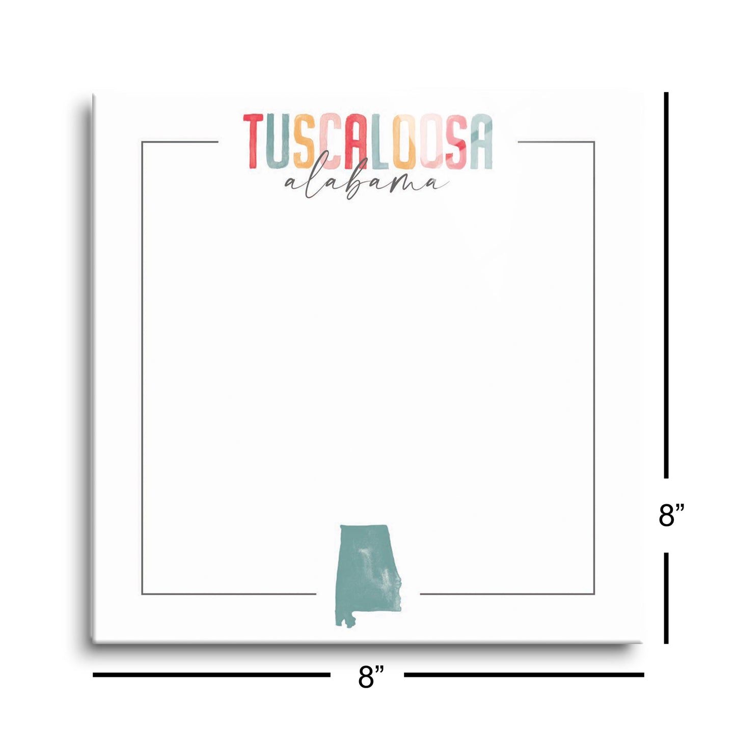 Watercolor City Notes Tuscaloosa AL