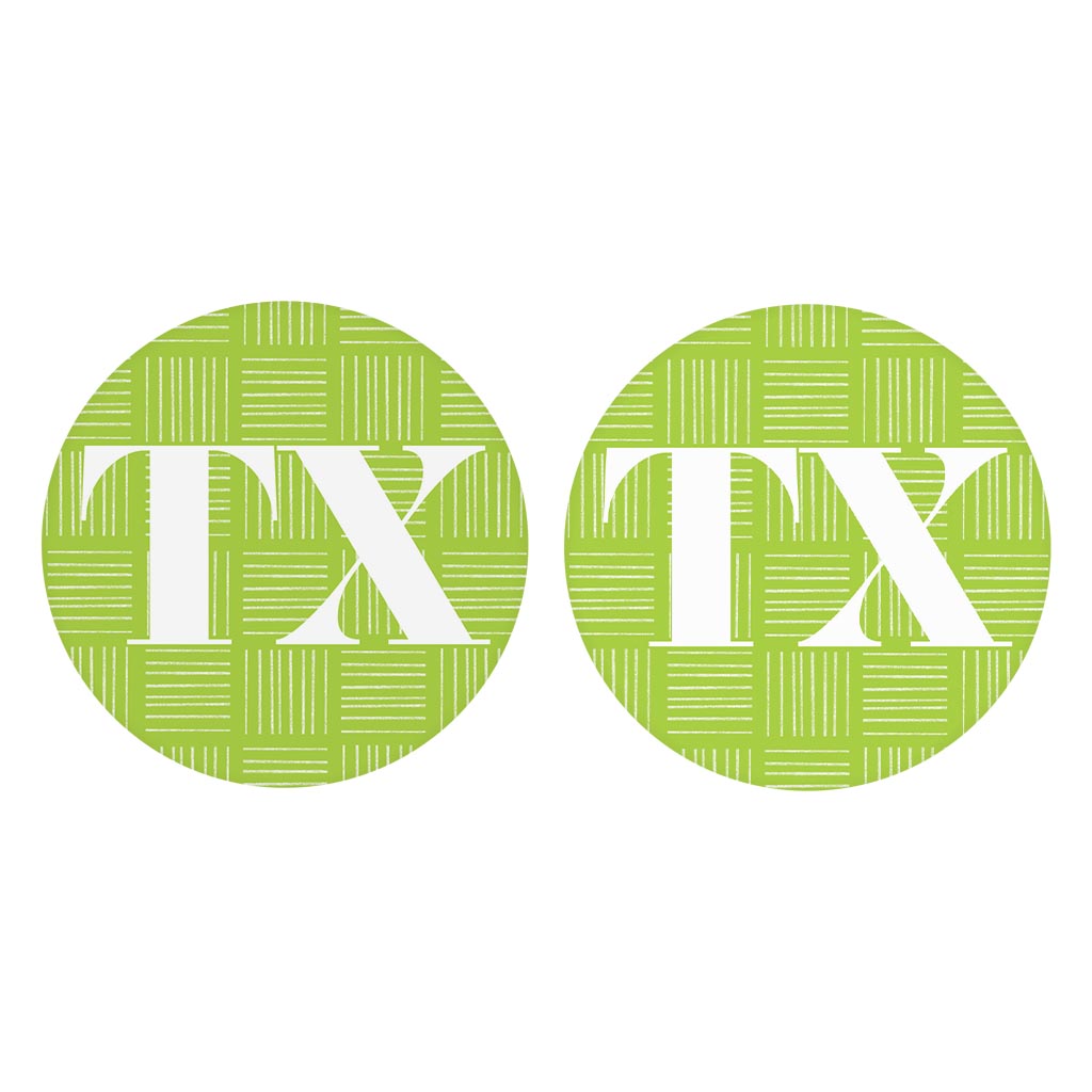 Bright Modern Abbreviated on Green Texas