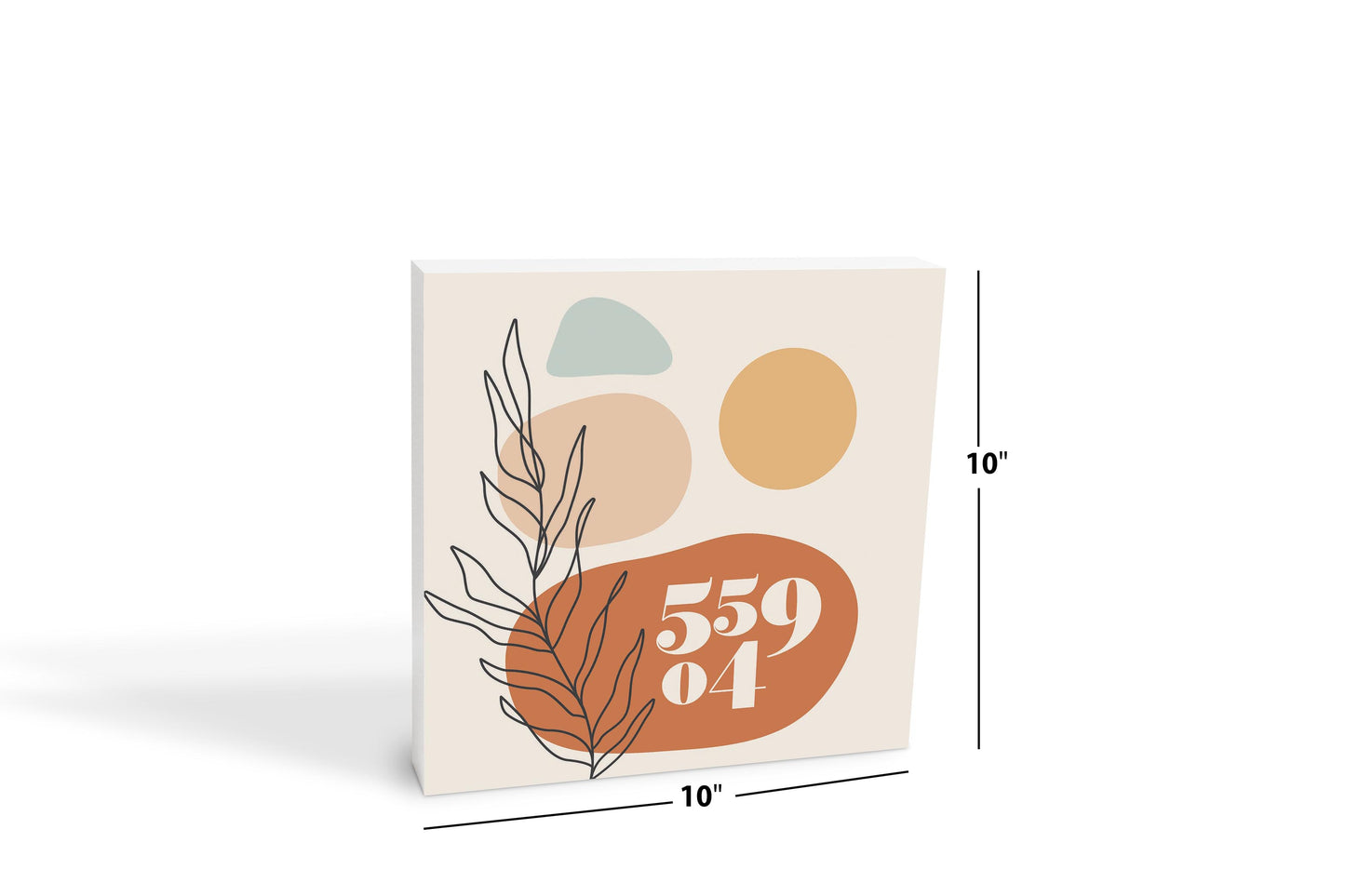 Vintage Groove Zip Minnesota | Wood Block | Eaches | Min 2