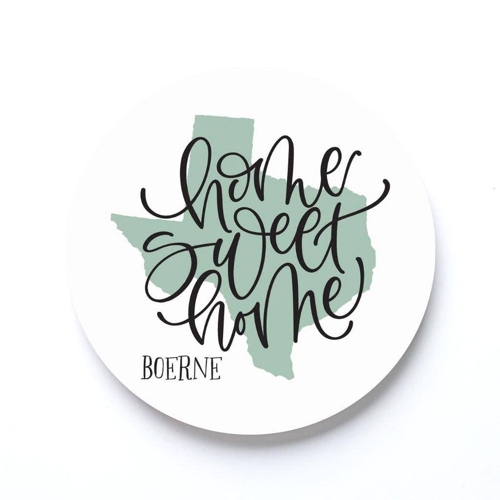 Coaster, Home Decor, Souvenir, Custom Name Drop, City/State