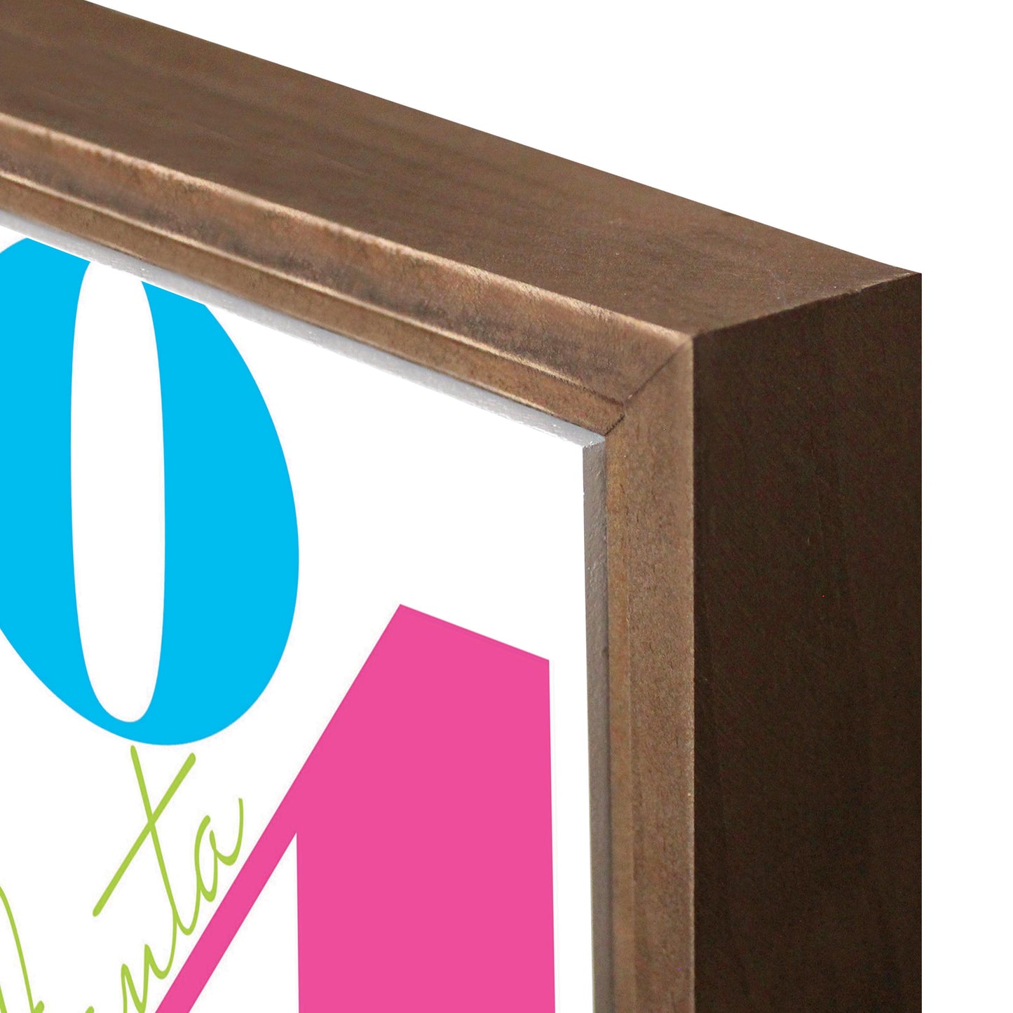 Bright Modern Color Block City Zip Georgia Atlanta | Wood Sign | Eaches | Min 1