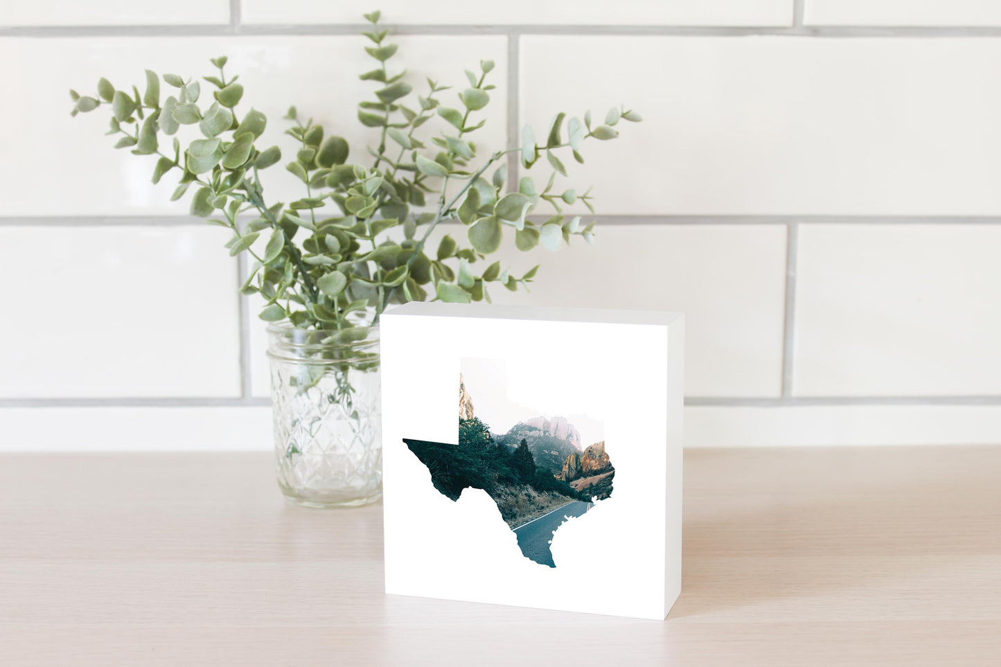 Texas State Shape Picture| Wood Block | Eaches | Min 4