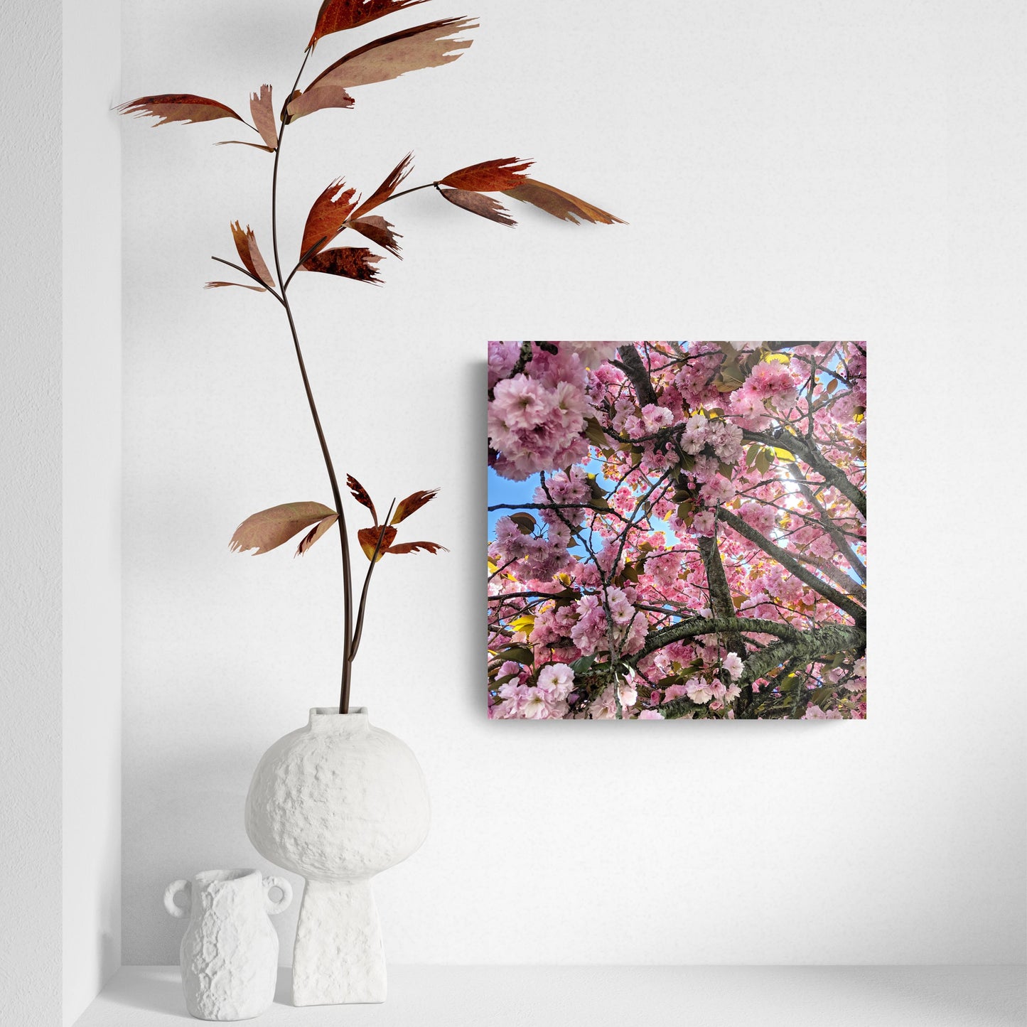 Monokian Cherry Blossoms | Hi-Def Glass Art | Eaches | Min 2