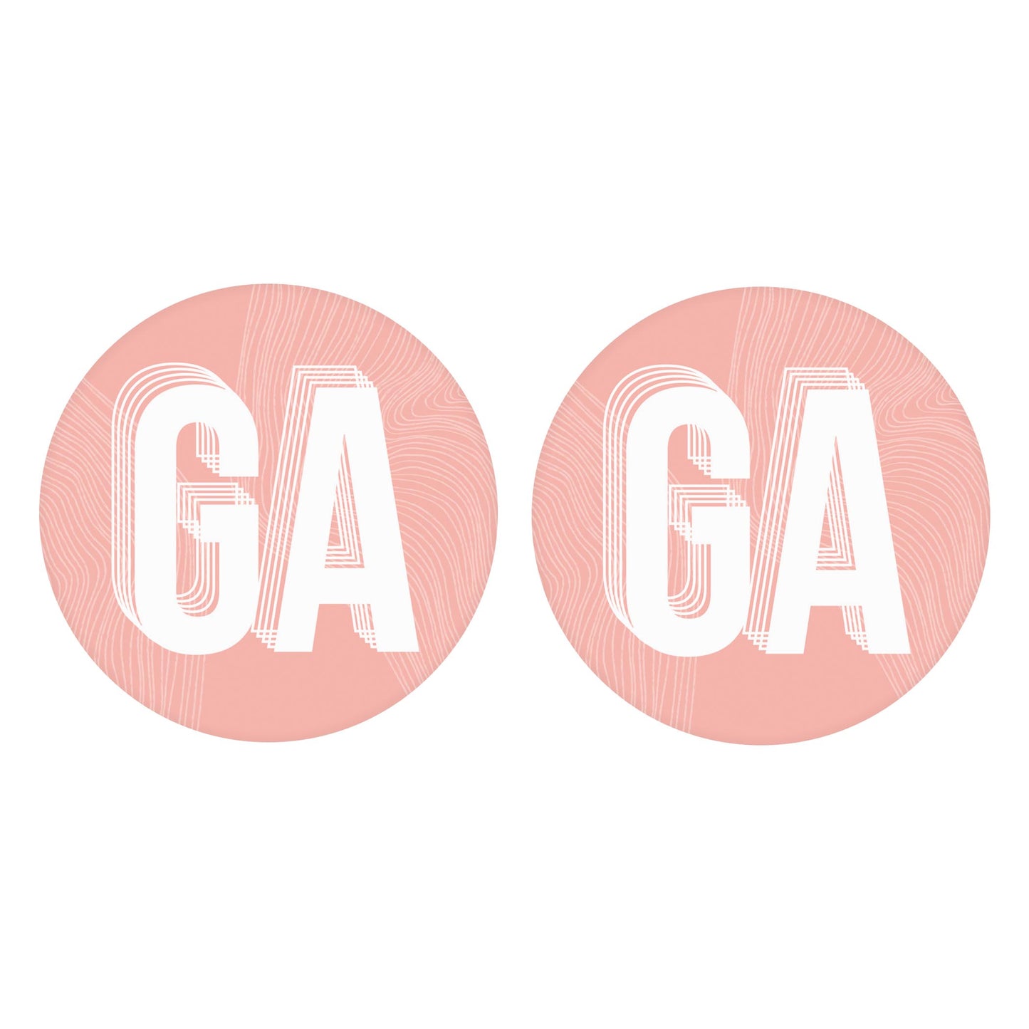 Boho Color Abbreviated on Pink Georgia