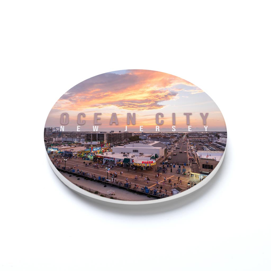 Car Coaster-Manco Sunset -1