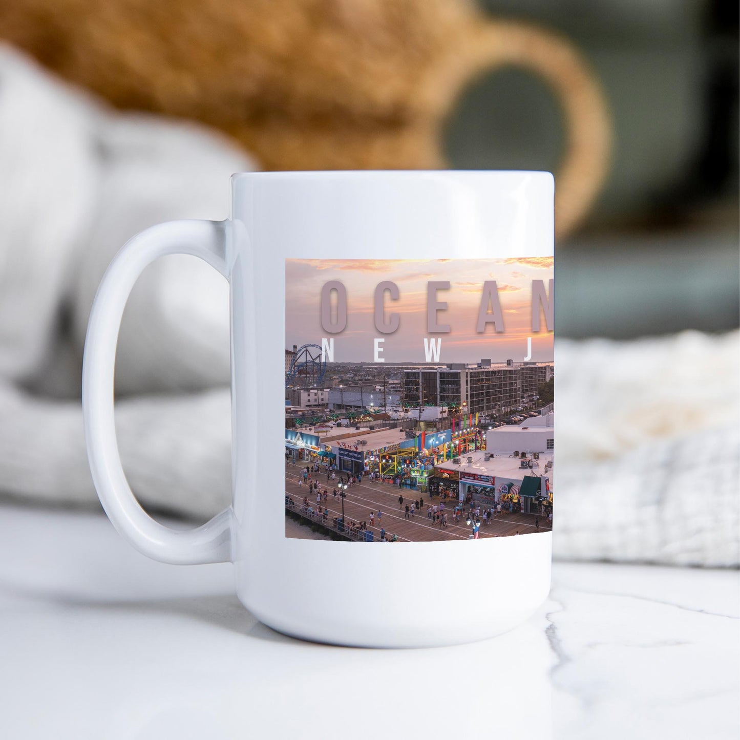 15oz Coffee Mug White-Manco Sunset -2