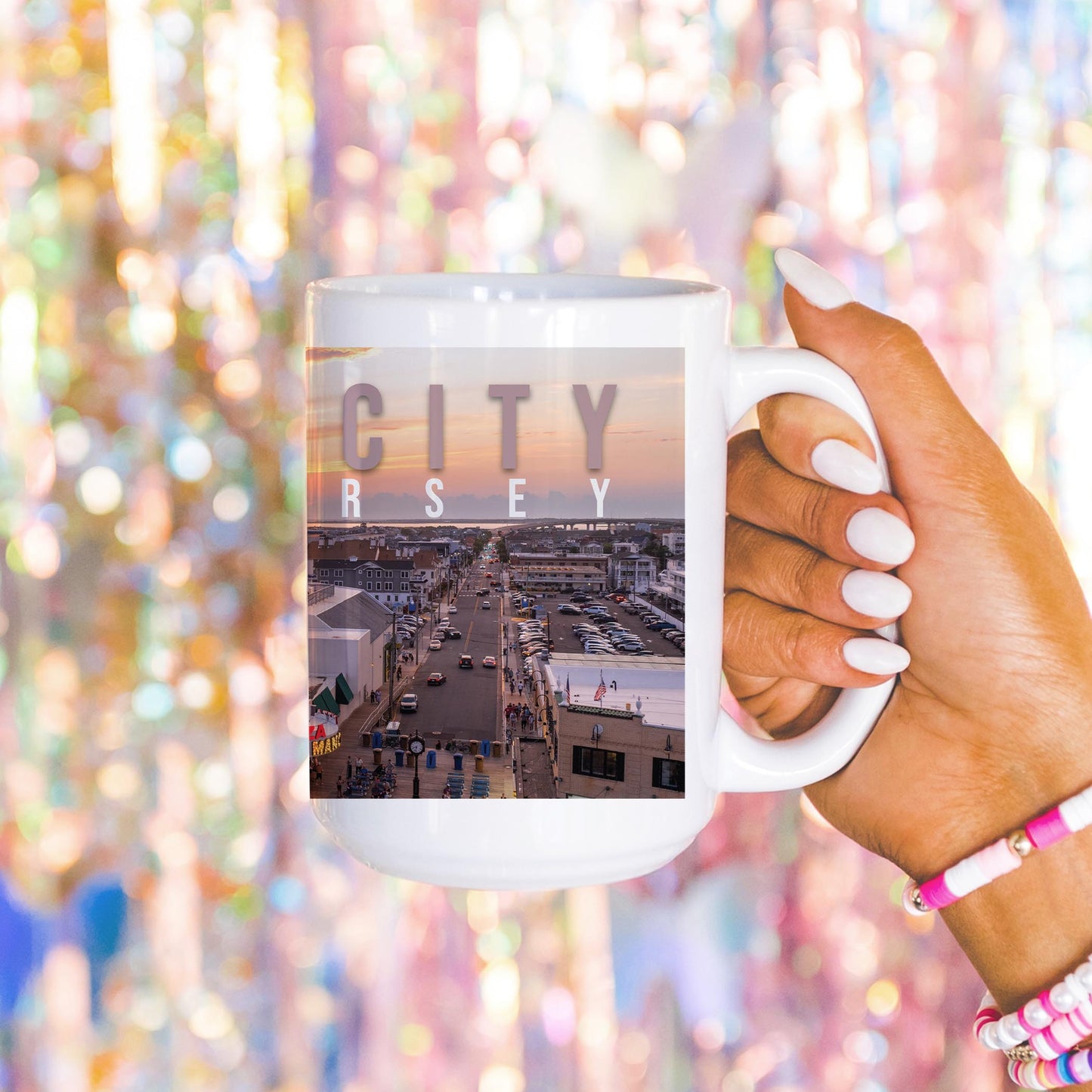 15oz Coffee Mug White-Manco Sunset -4