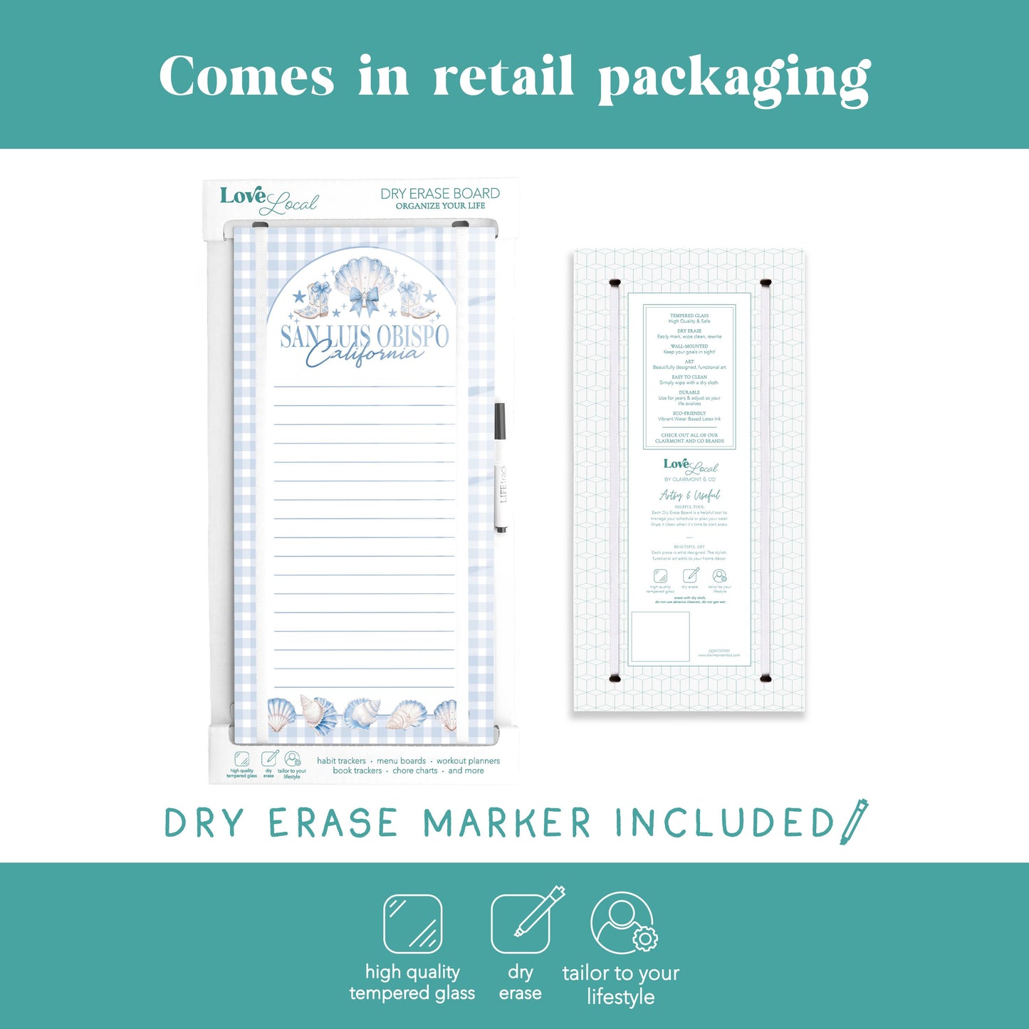 8x16 Glass Dry Erase-Love+Local Coastal Cowgirl -5