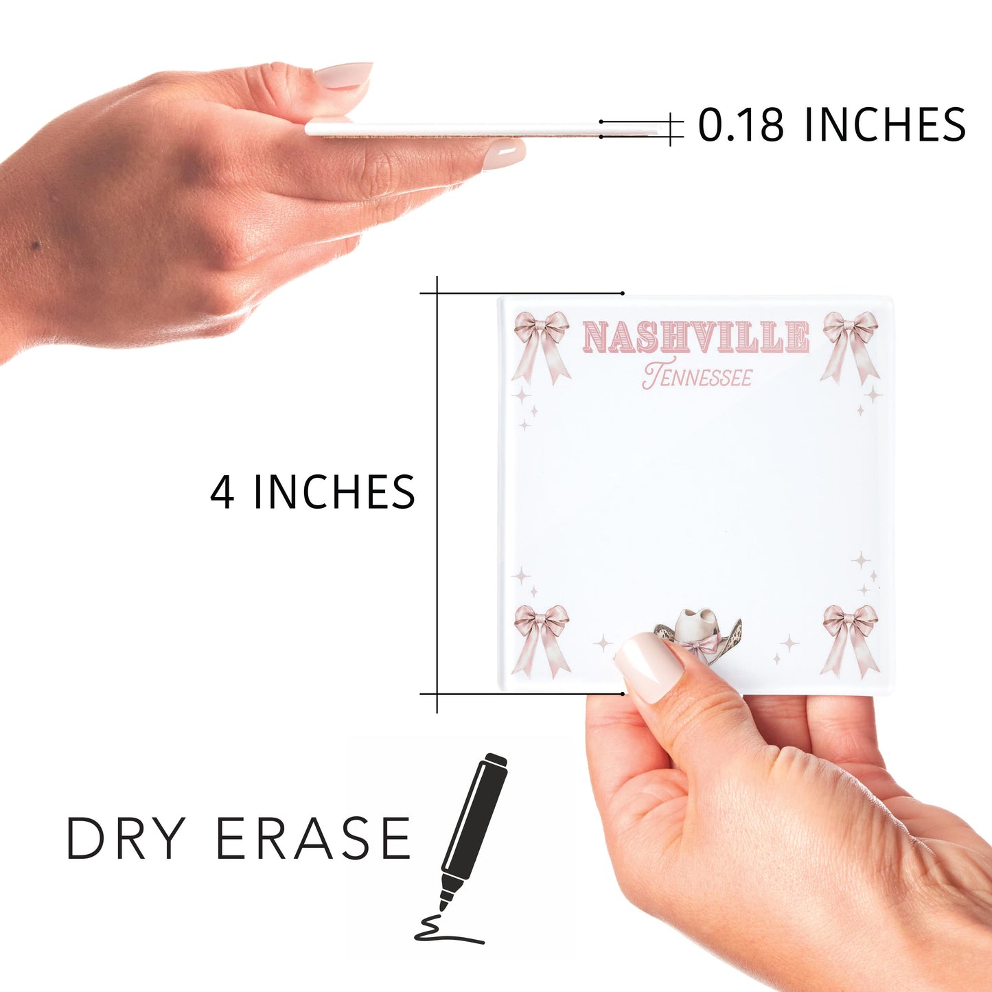 4x4 Clear Reminder Love Local-Love+Local Coquette Cowgirl Hat -4