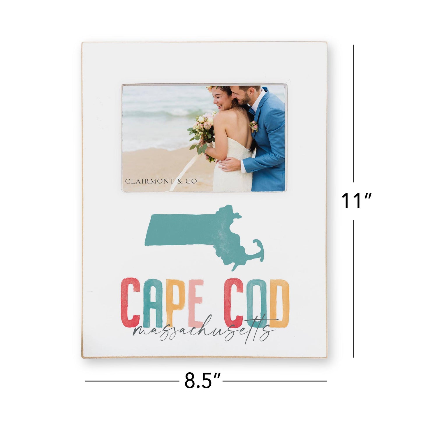 Lily Frame Vertical-Watercolor City Cape Cod Massachusetts