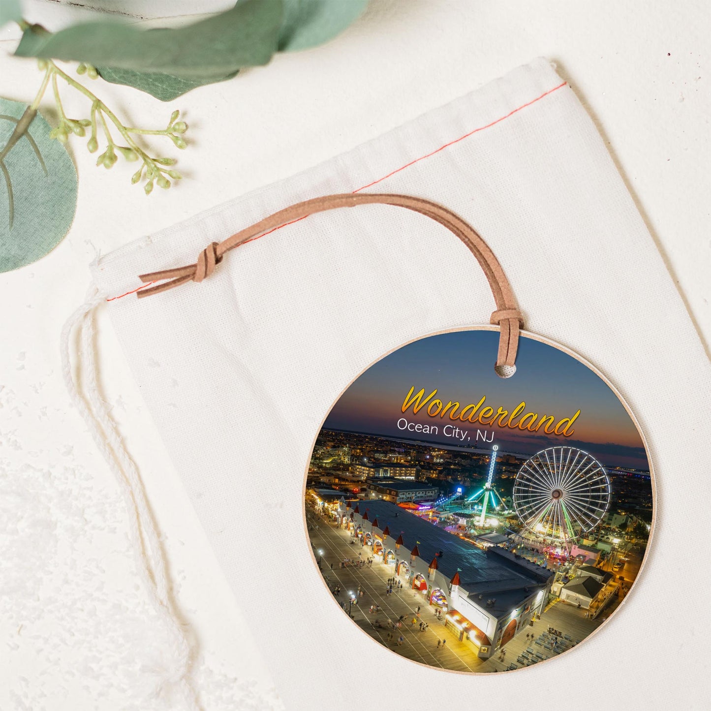4" Round Ornament-Wonderland Ornament 1 -1