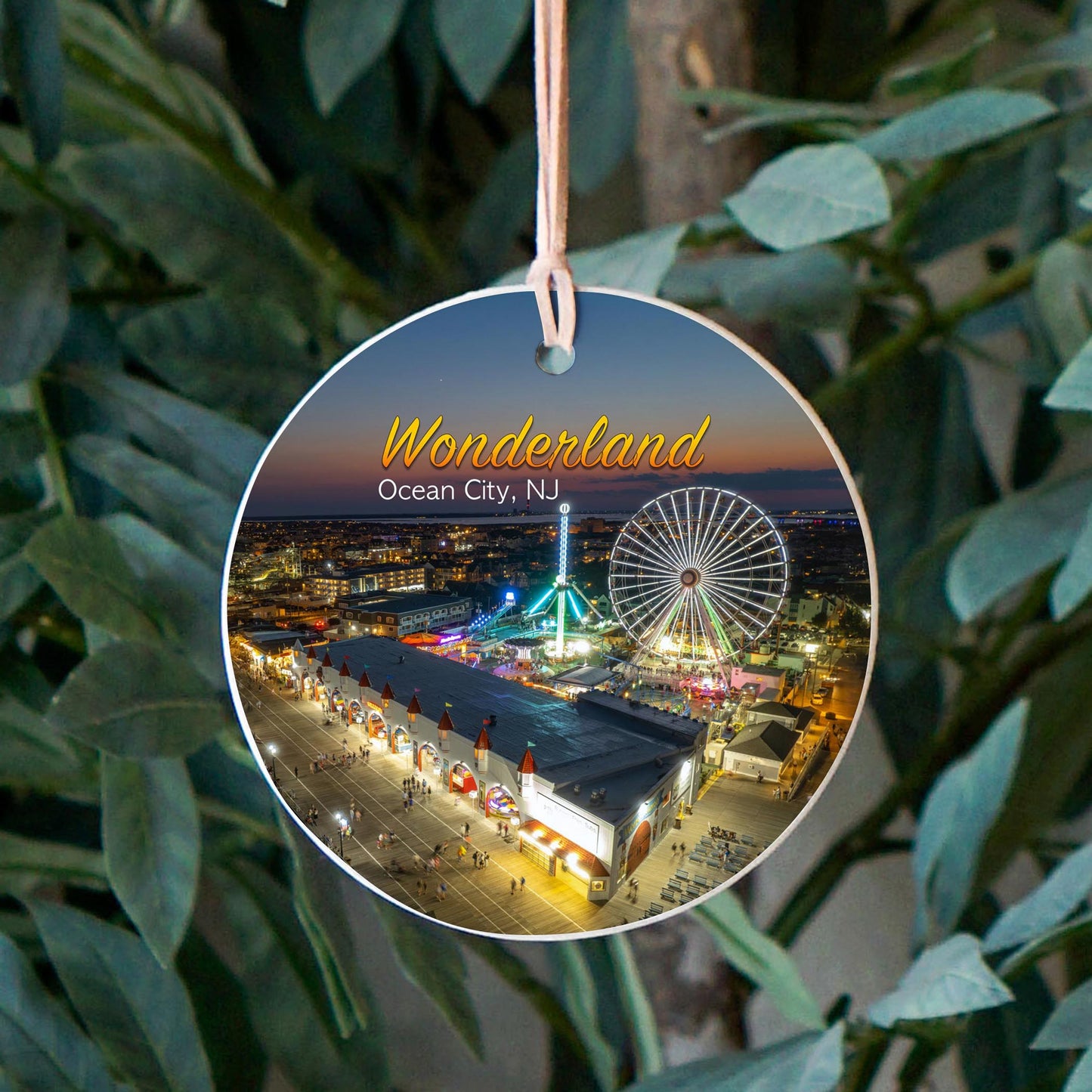 4" Round Ornament-Wonderland Ornament 1 -2