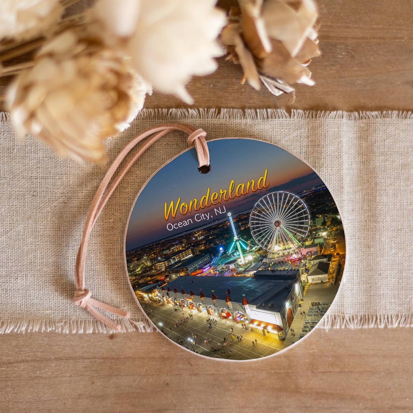 4" Round Ornament-Wonderland Ornament 1 -3