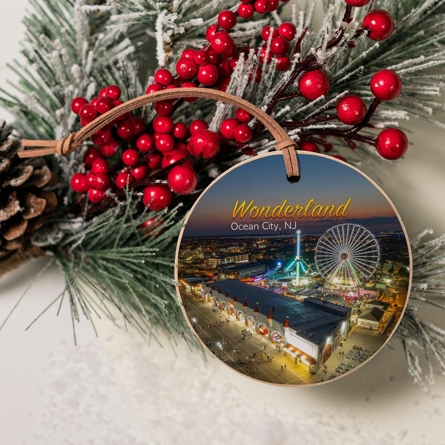 4" Round Ornament-Wonderland Ornament 1 -4