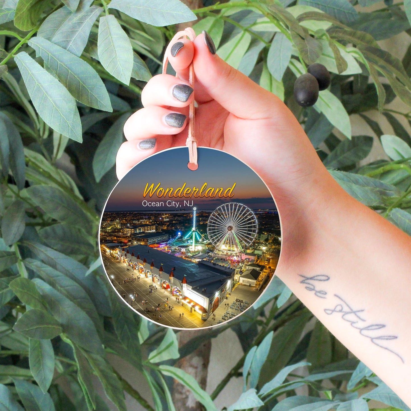 4" Round Ornament-Wonderland Ornament 1 -6