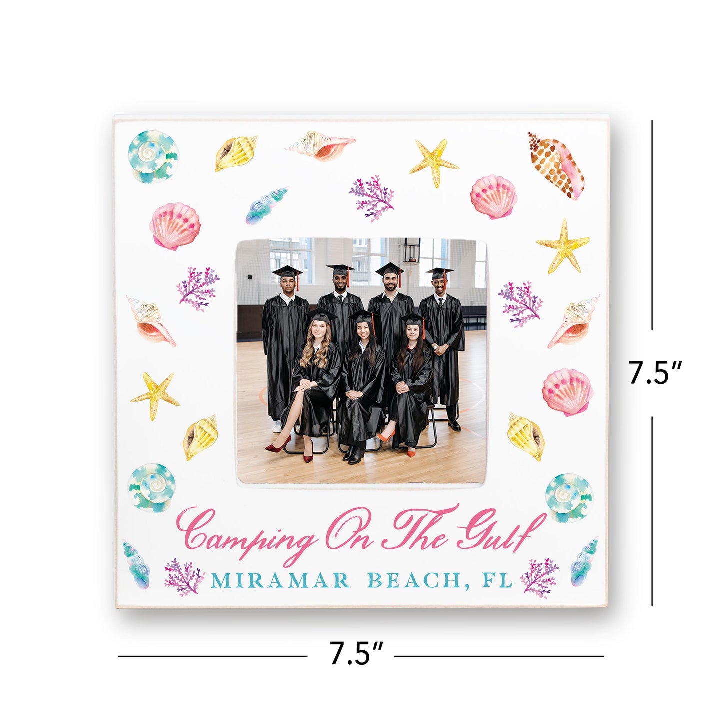 Simply Square Frame-Shells & Shoreline Camping On The Gulf Miramar Beach, Fl -4