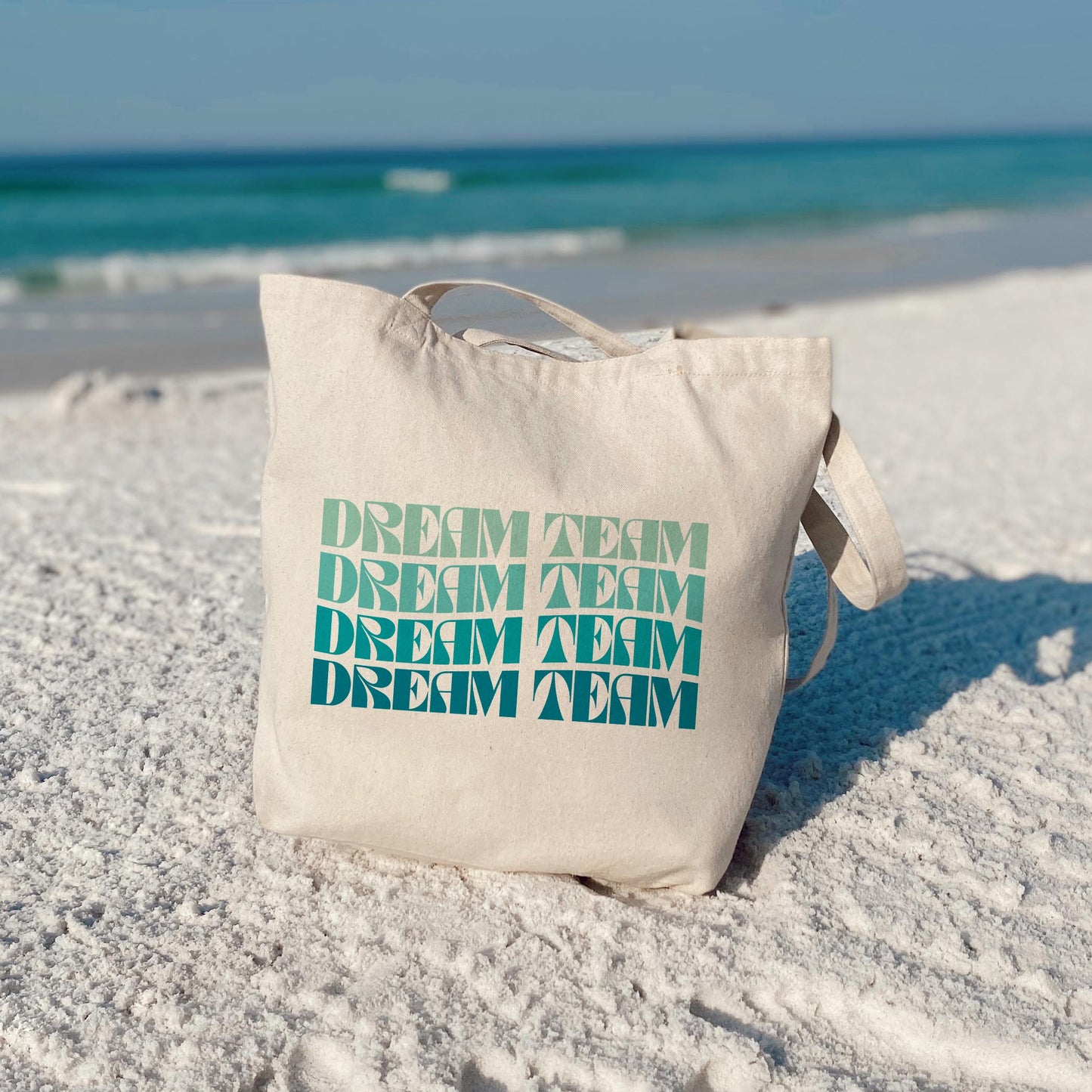Tote Bag Natural Canvas-Retro Wave Dream Team -3