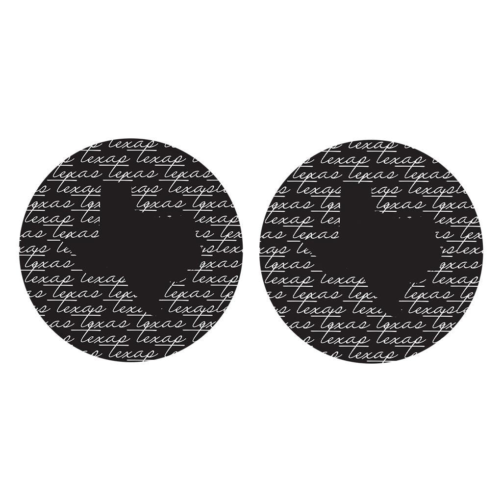 Black and White State Script Texas