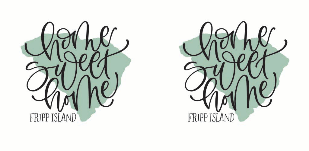 Car Coaster 2-Pack Love Local-Home Sweet Home Fripp South Carolina -5
