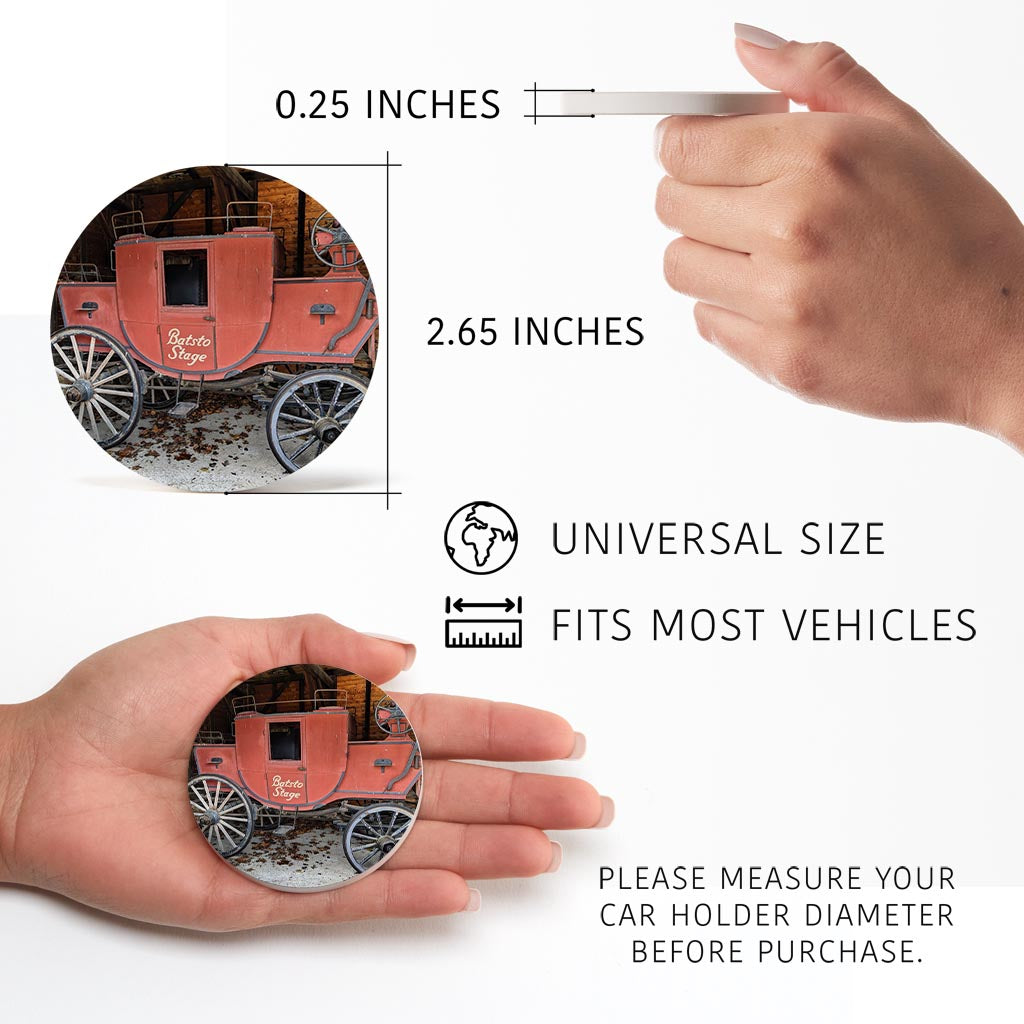 Monokian Basto | Absorbent Car Coasters | Set of 2 | Min 4