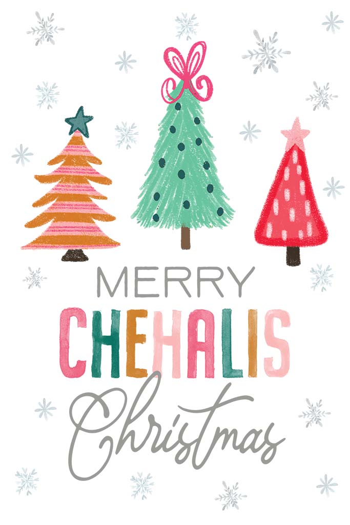 Cotton Tea Towel White-Whimsy Wonderland Bright Chehalis -5