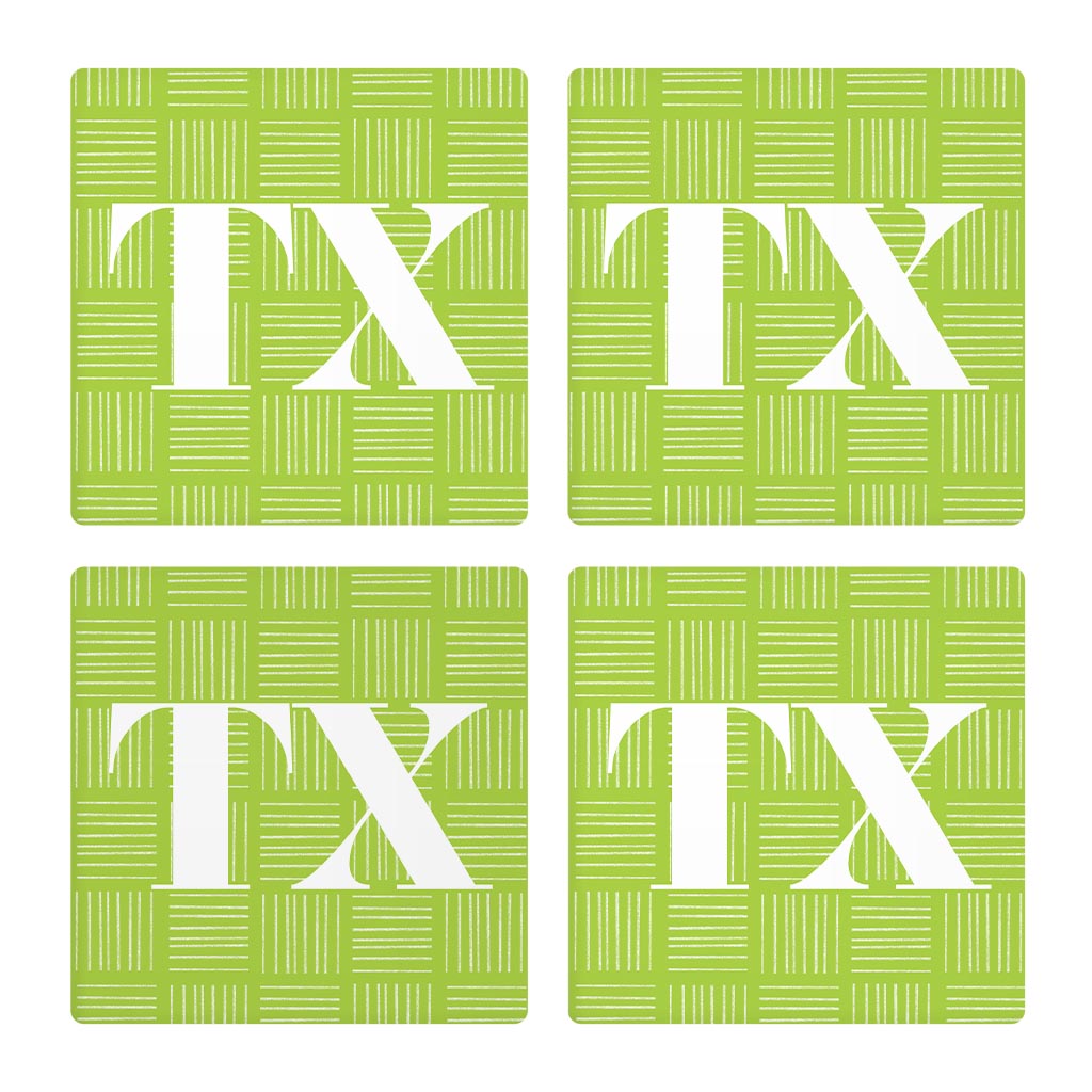 Bright Modern Abbreviated on Green Texas
