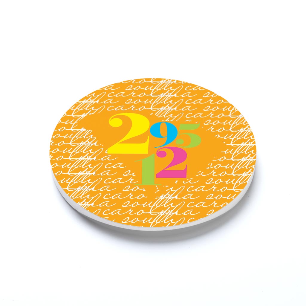 Bright Modern State Script Orange Bennettsville 29512 | 2.65x2.65