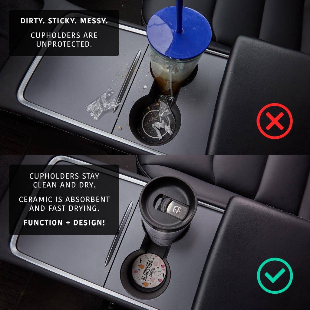 Car Coaster Pack, Halloween, Festive Decor, Custom Gifts