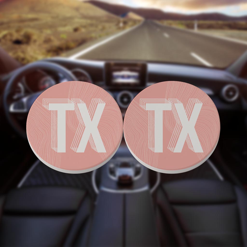 Boho Color Abbreviated on Pink Texas