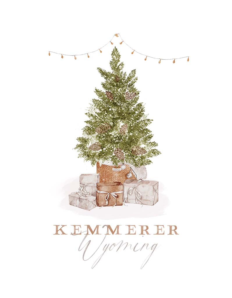 Oval Ornament-Cottage Tree Kemmerer Wyoming -4