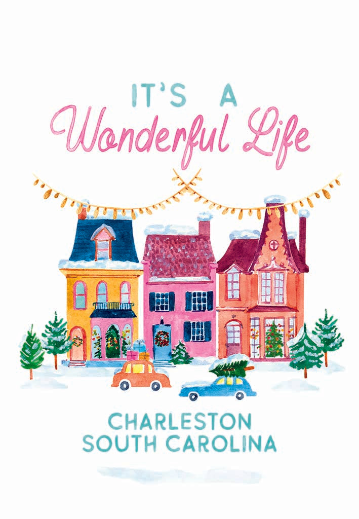 Oval Ornament-It's A Wonderful Life Charleston South Carolina -4