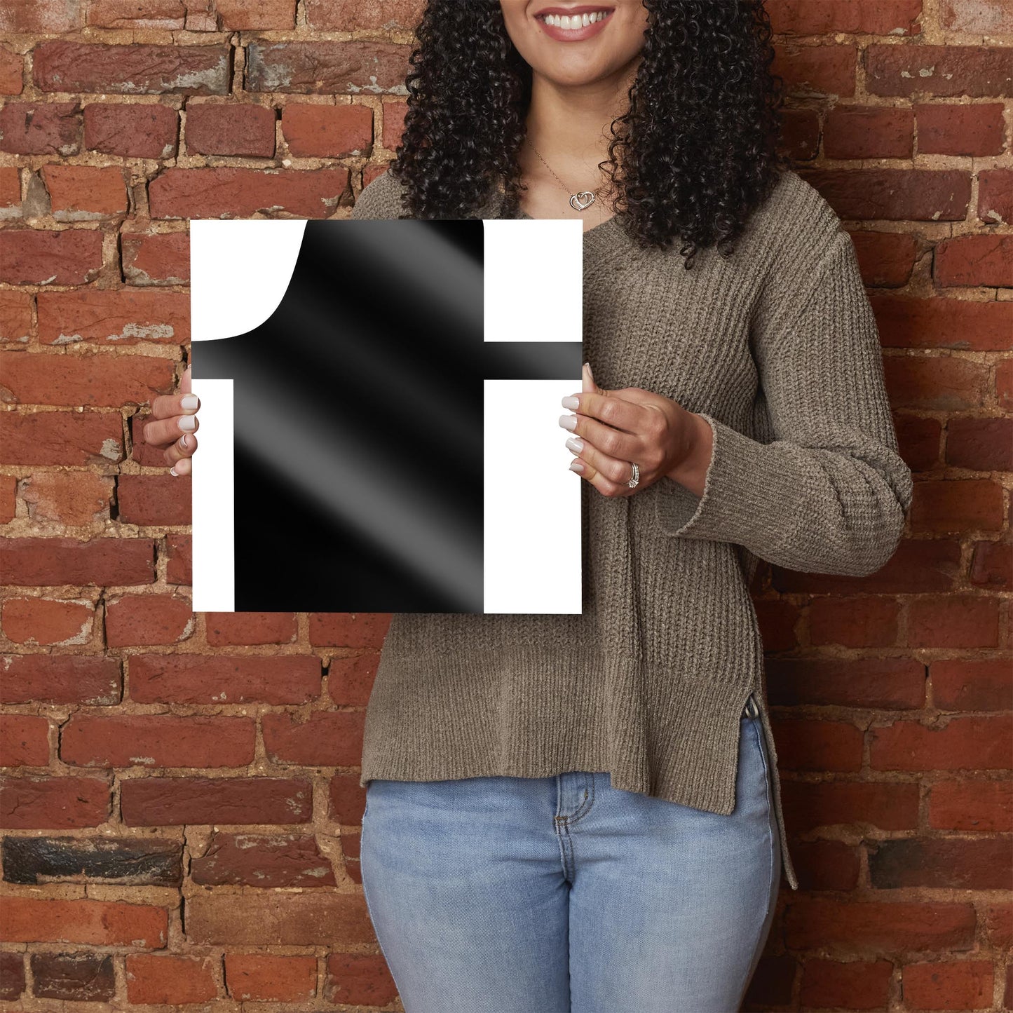 Fun Chunky Monogram T | Hi-Def Glass Art | Eaches | Min 1