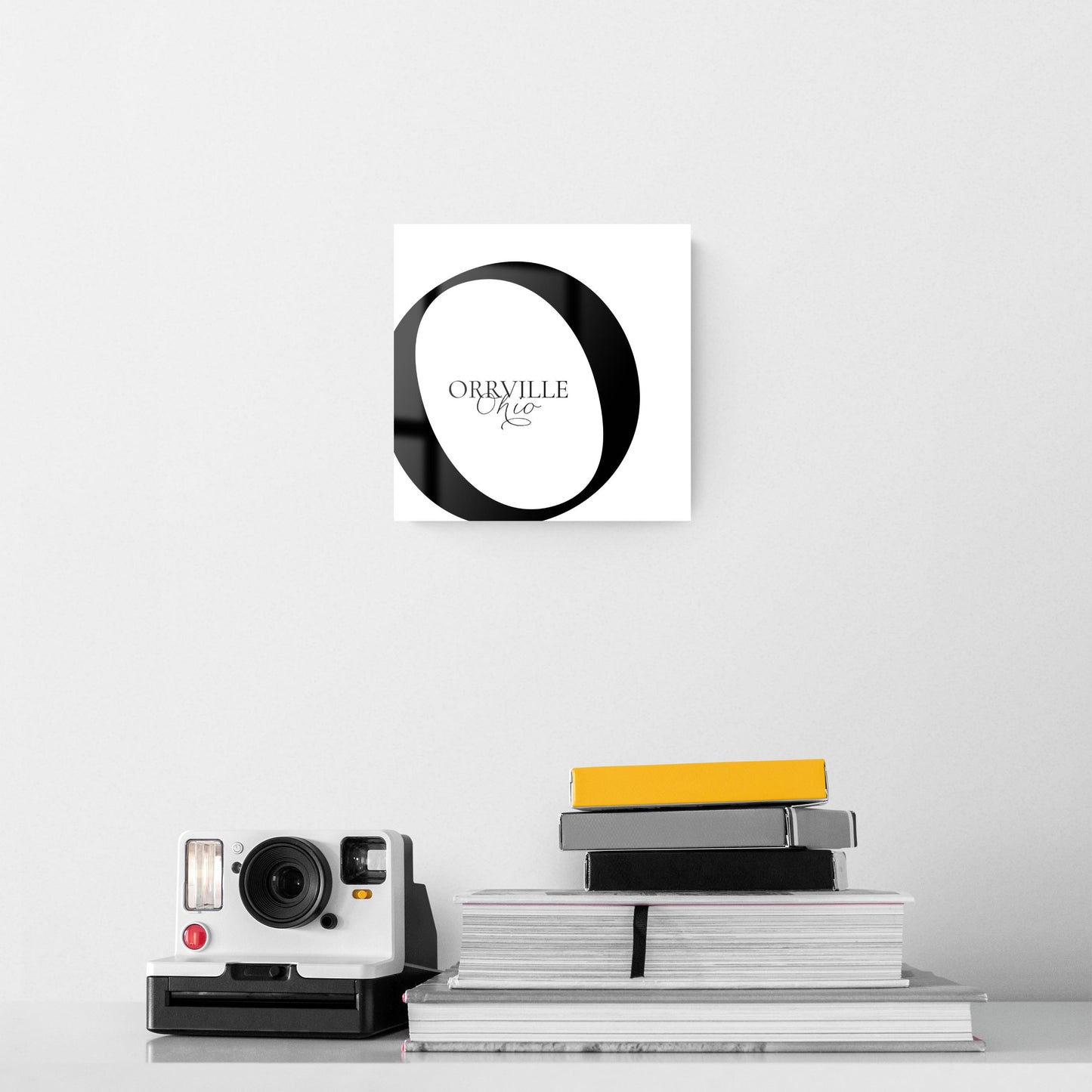 Orrville Oh Minimal Monogram | Hi-Def Glass Art | Eaches | Min 2