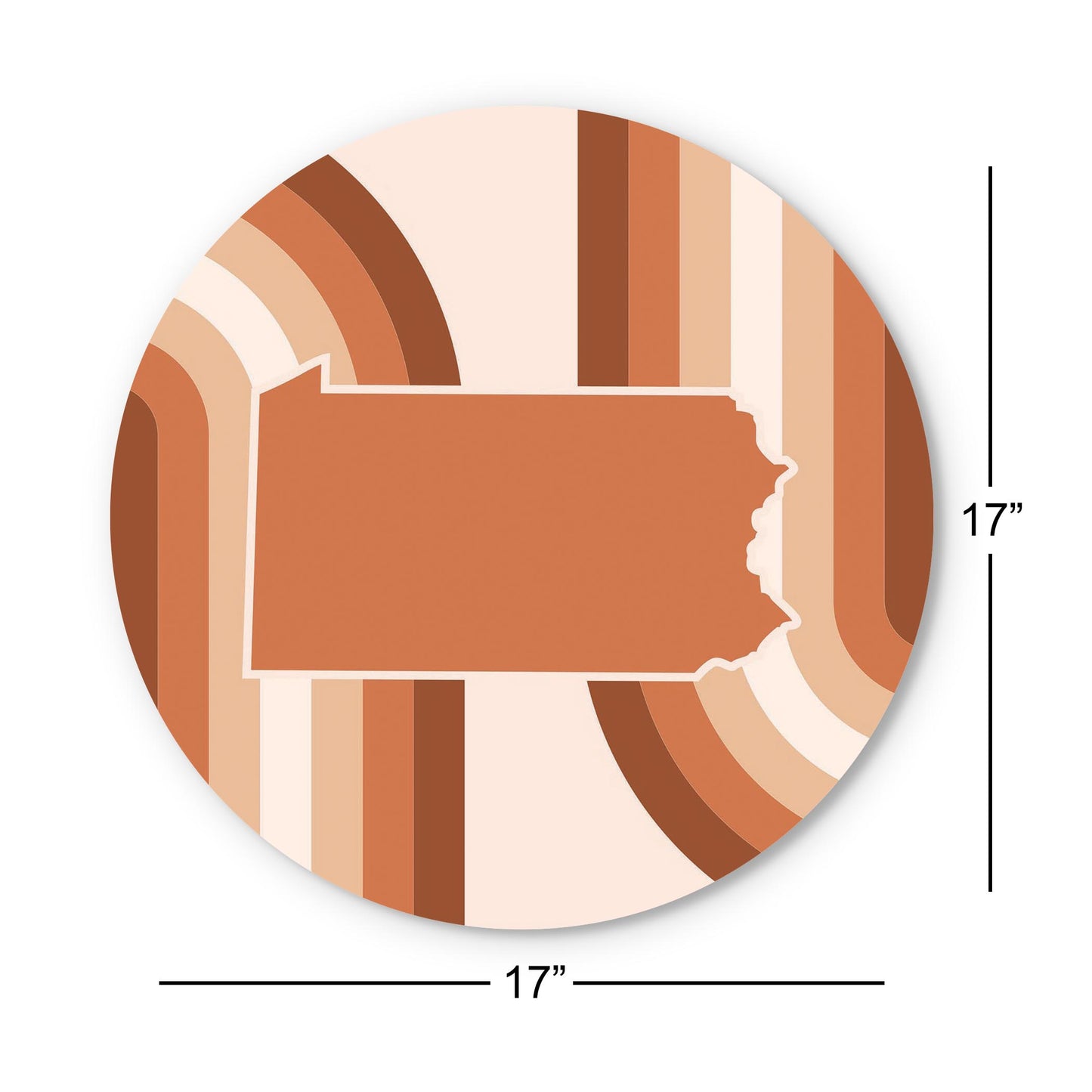 Modern Minimalist Pennsylvania State | Wood Sign | Eaches | Min 1