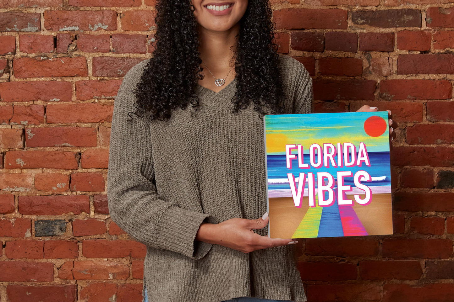 Florida Vibes | Wood Block | Eaches | Min 2
