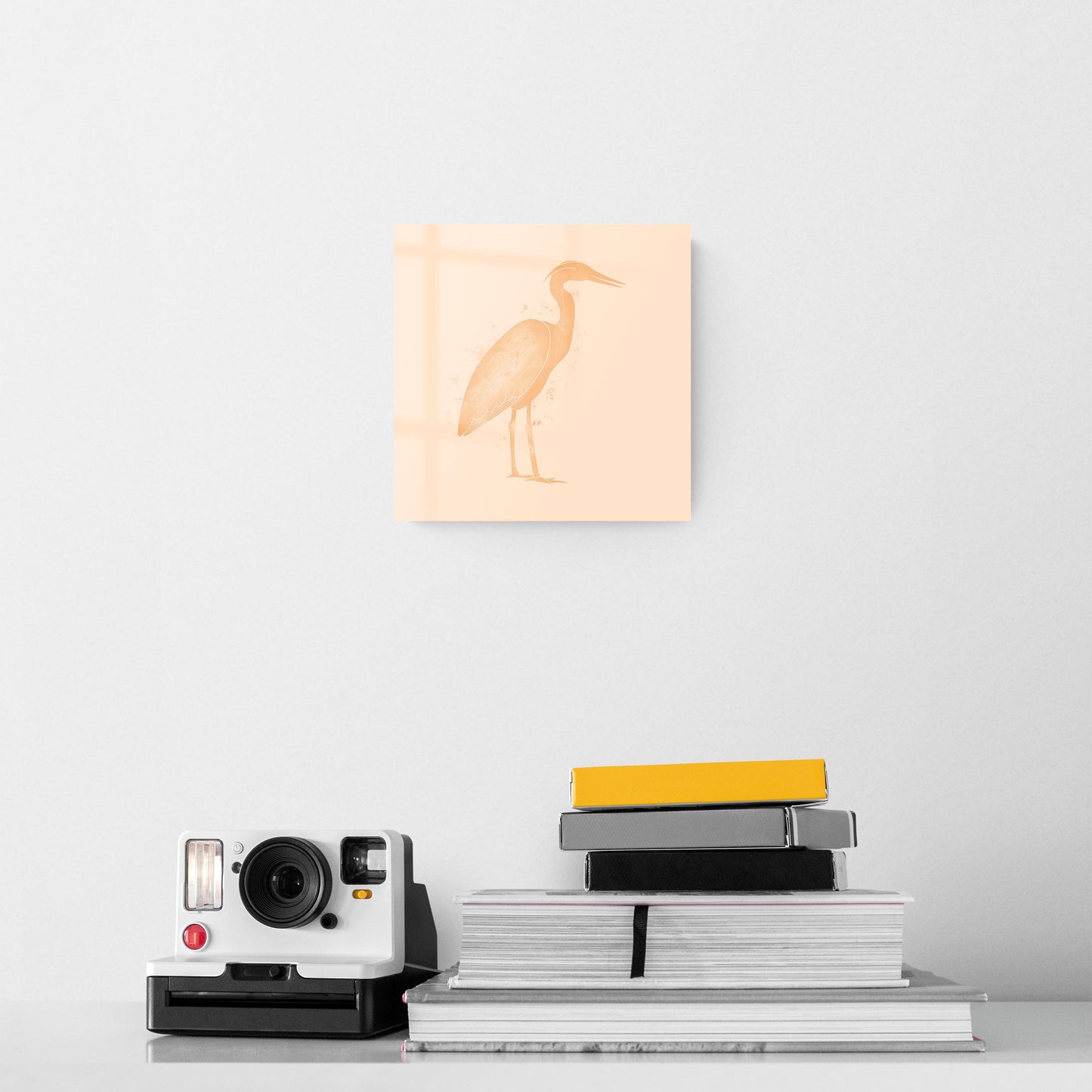 Louisiana Colorful Water Color Heron | Hi-Def Glass Art | Eaches | Min 2