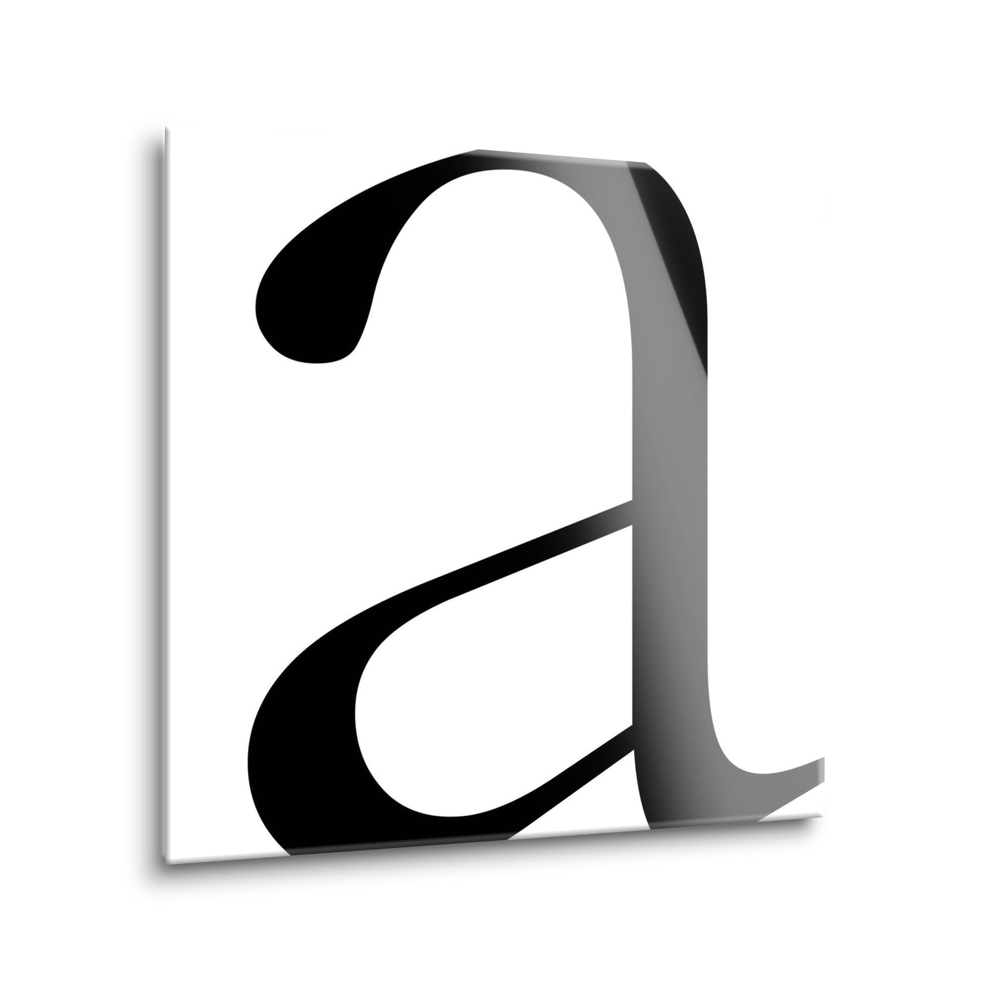 Minimal Monogram A | Hi-Def Glass Art | Eaches | Min 2
