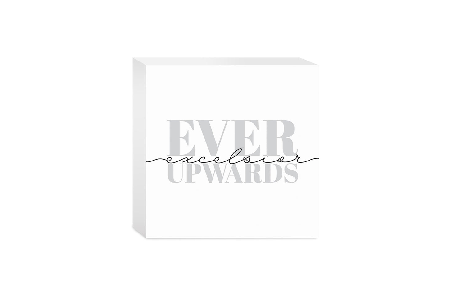 Minimalistic B&W New York Quip Excelsior | Wood Block | Eaches | Min 4