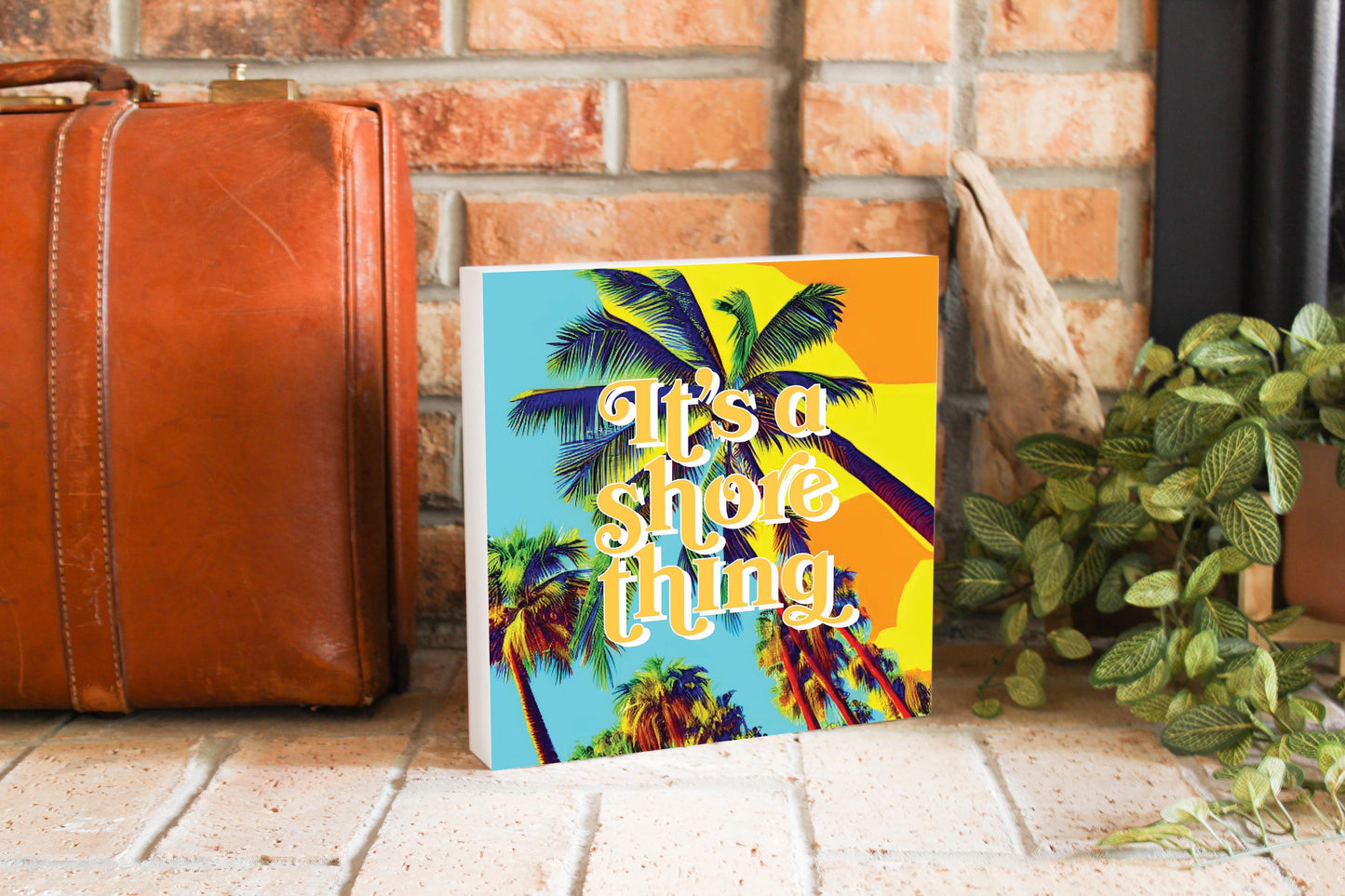 Its A Shore Thing | Wood Block | Eaches | Min 2