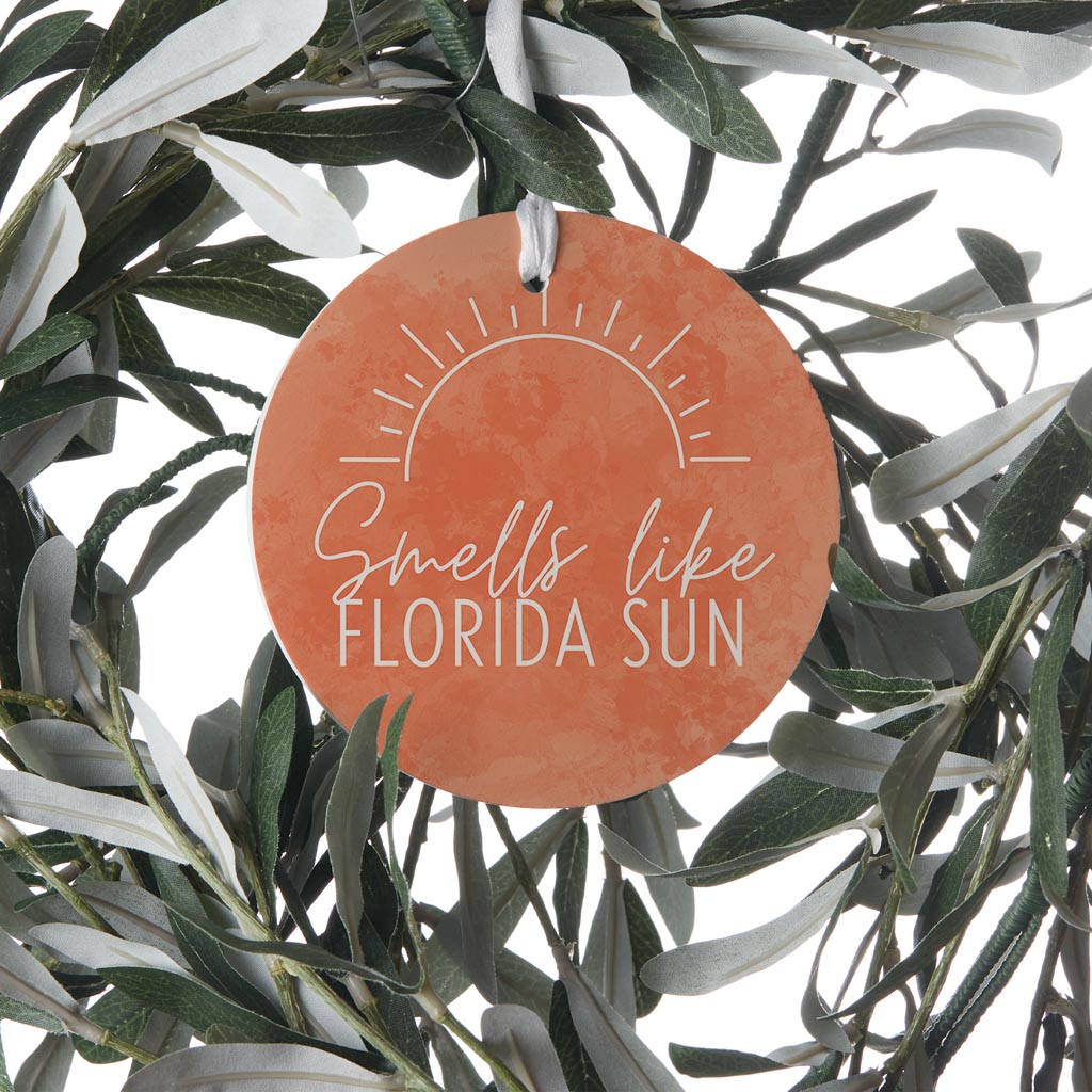 Smells Like Florida Sun Pink | Wood Ornament | Eaches | Min 6