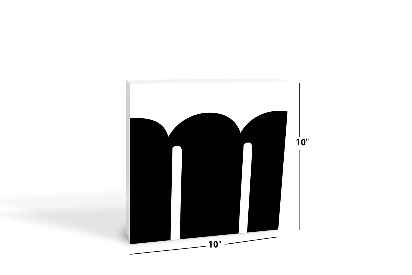 Fun Chunky Monogram M | Wood Block | Eaches | Min 2